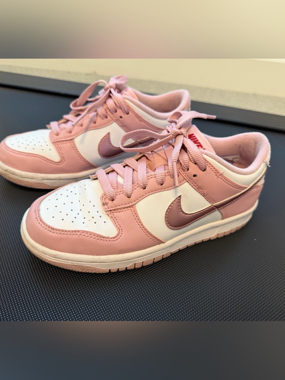 Nike Dunk Low Pink Velvet Sneakers